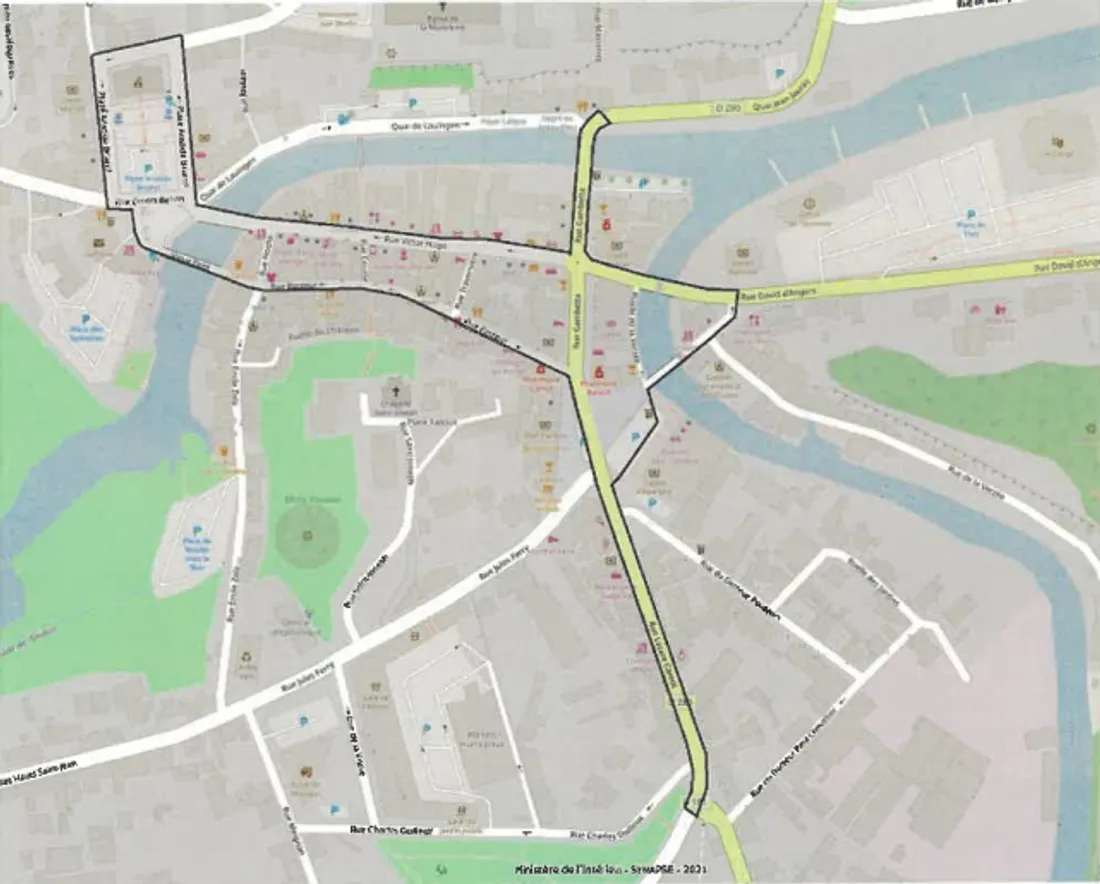 Périmètre masque centre-ville Segré_30 11 21_AVC